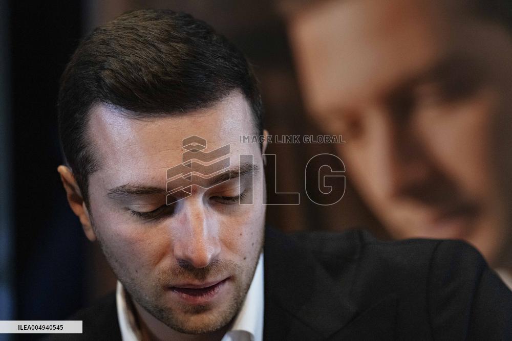 Jordan Bardella Book Signing in Moissac - France