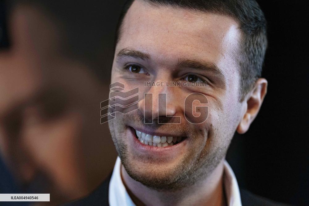 Jordan Bardella Book Signing in Moissac - France