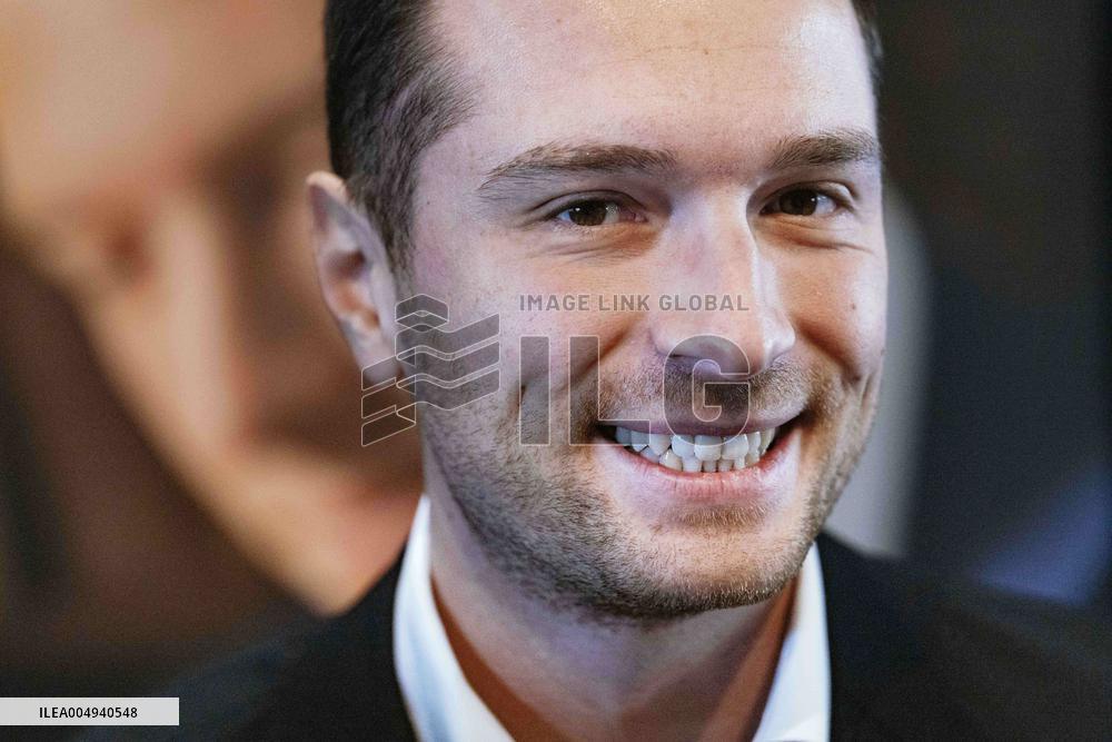 Jordan Bardella Book Signing in Moissac - France