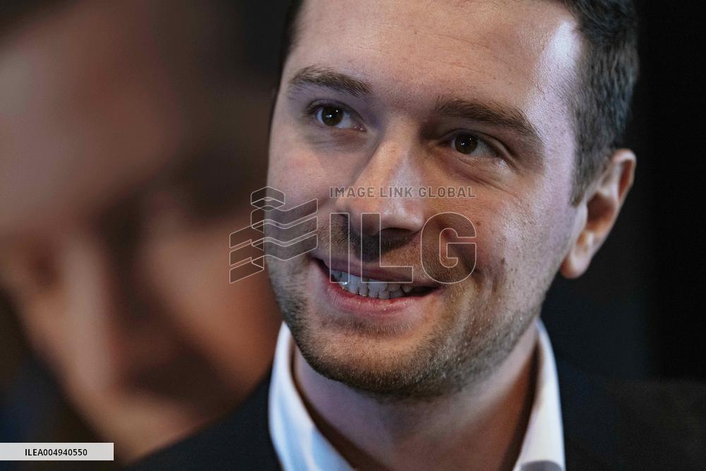 Jordan Bardella Book Signing in Moissac - France