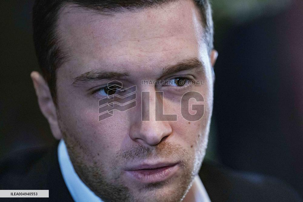 Jordan Bardella Book Signing in Moissac - France