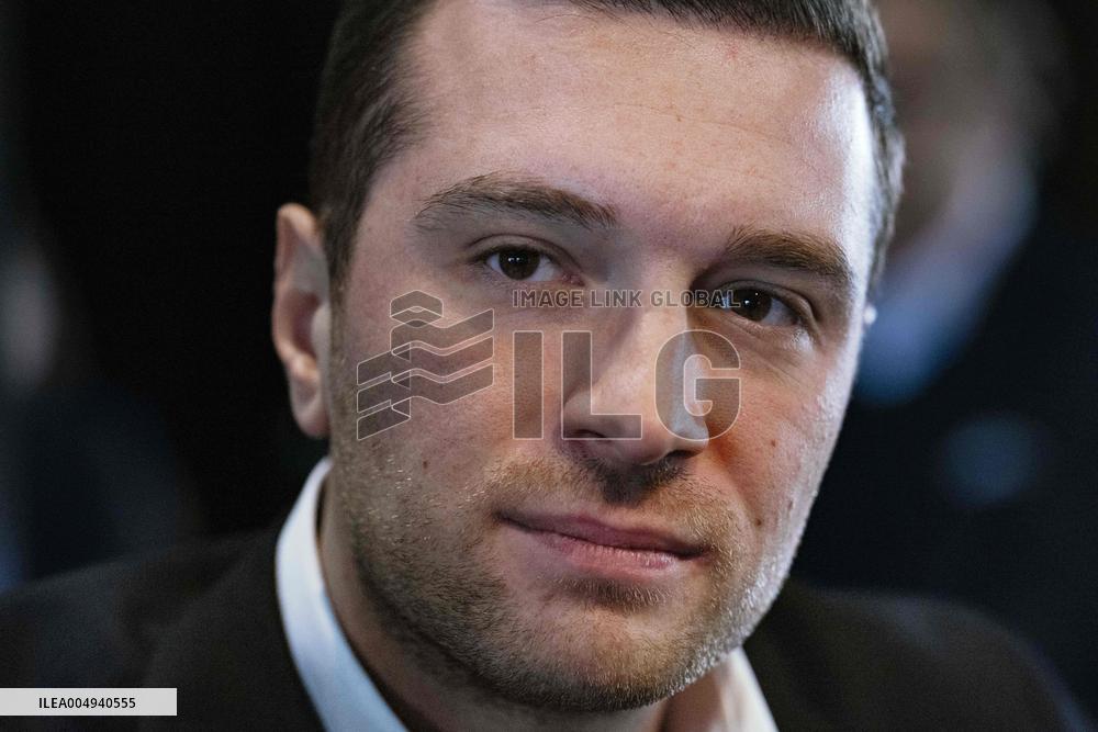 Jordan Bardella Book Signing in Moissac - France