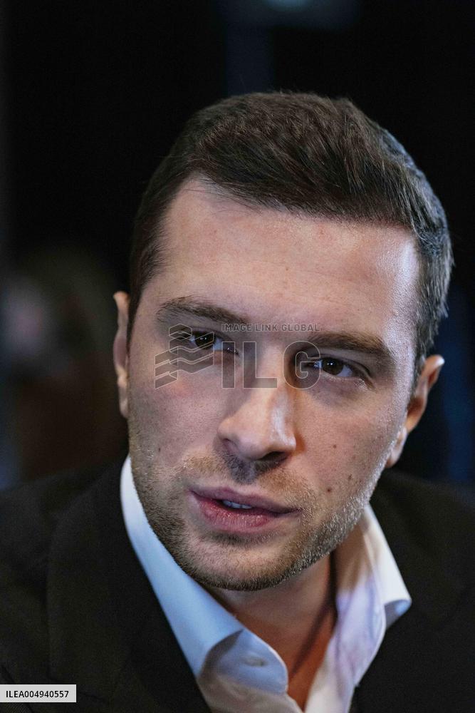 Jordan Bardella Book Signing in Moissac - France