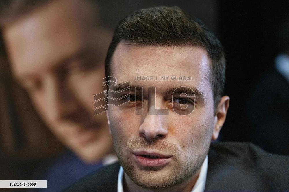 Jordan Bardella Book Signing in Moissac - France