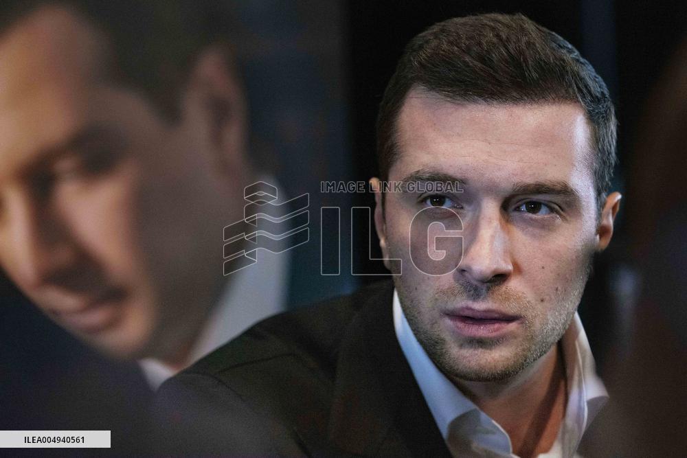 Jordan Bardella Book Signing in Moissac - France