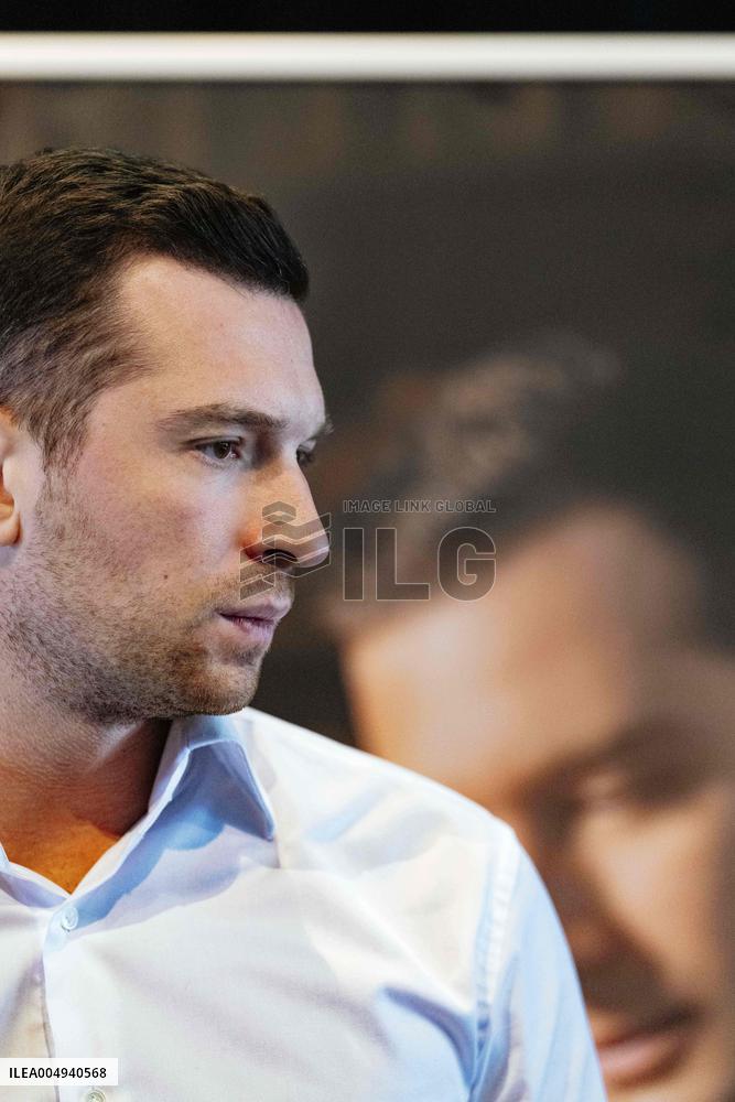 Jordan Bardella Book Signing in Moissac - France