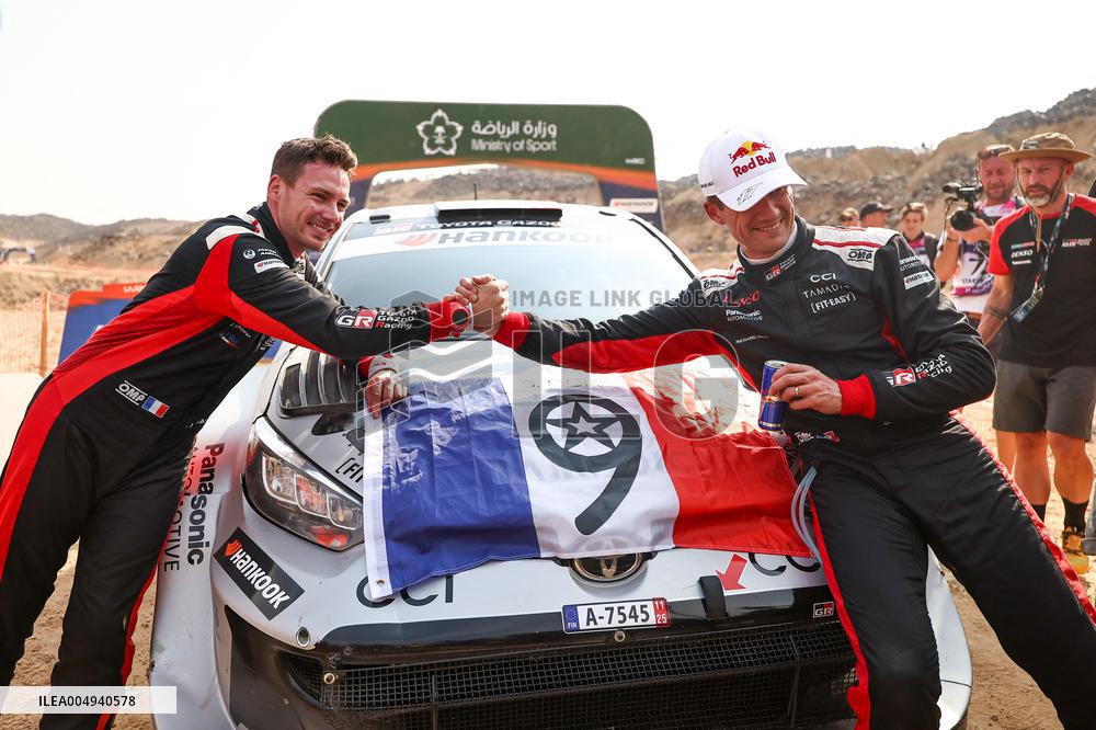 French driver Sebastien Ogier wins his ninth title in WCR - Saudi Arabia