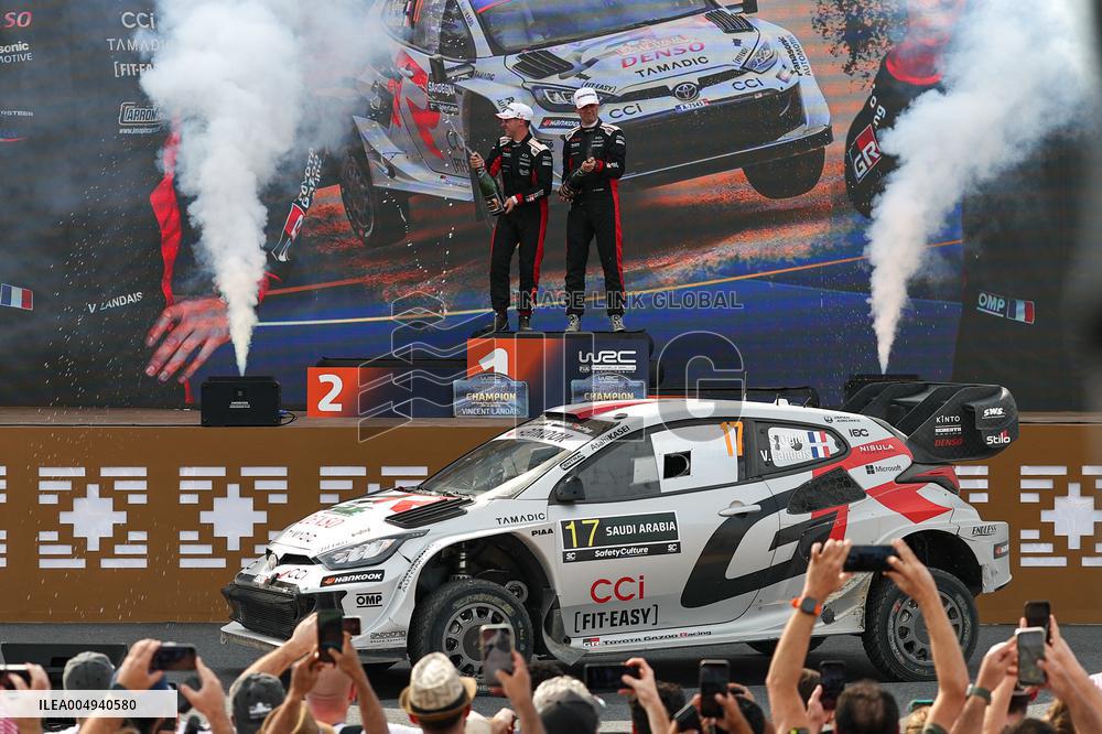 French driver Sebastien Ogier wins his ninth title in WCR - Saudi Arabia