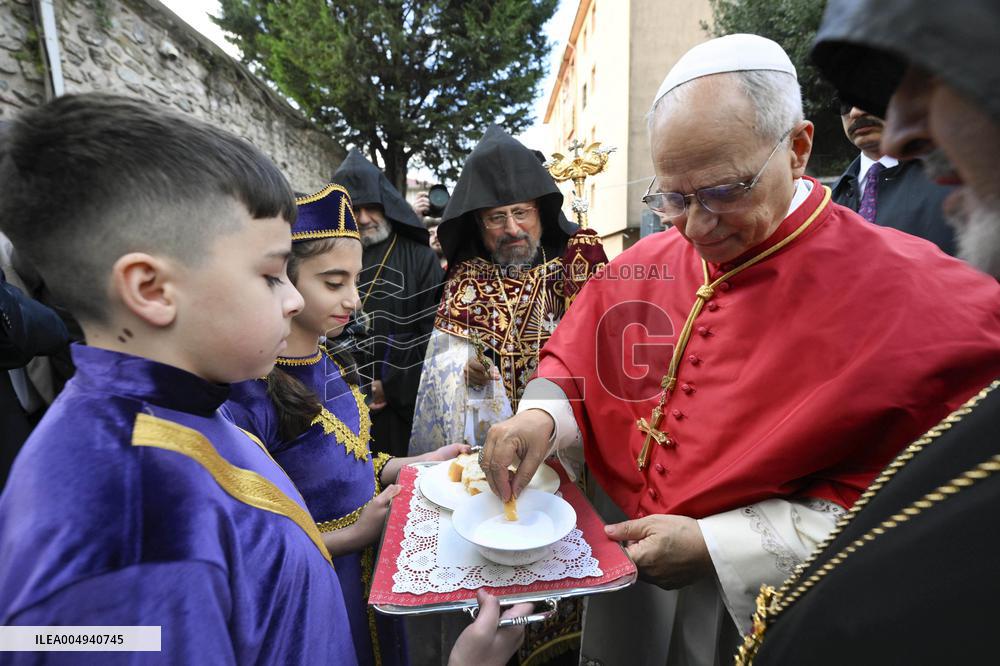 Pope Leo XIV Meets With The Armenian Apostolic Patriarch of Constantinople