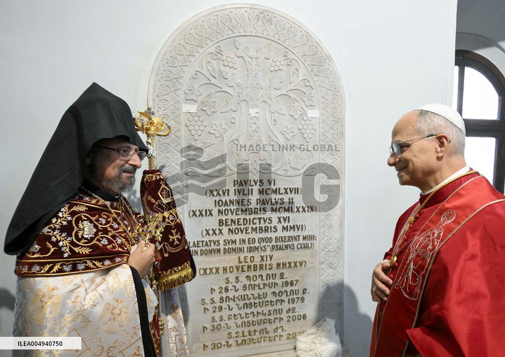 Pope Leo XIV Meets With The Armenian Apostolic Patriarch of Constantinople