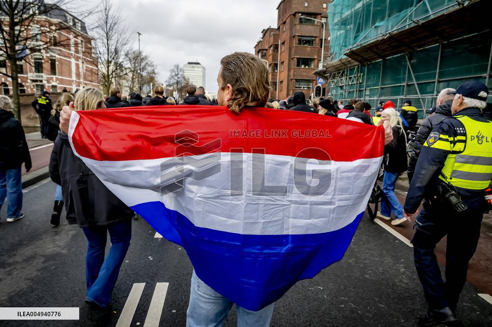 Protest Against Mass Immigration in Netherlands - The Hague