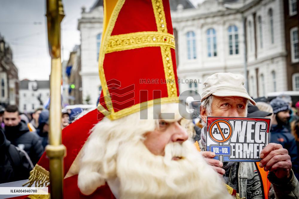 Protest Against Mass Immigration in Netherlands - The Hague