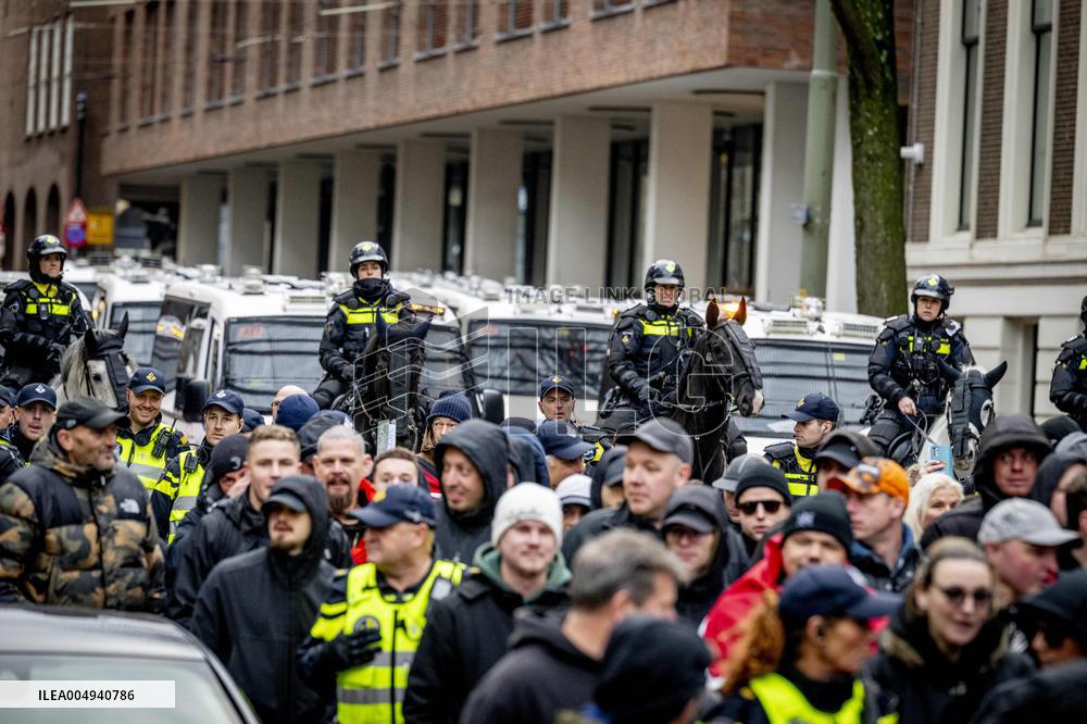 Protest Against Mass Immigration in Netherlands - The Hague