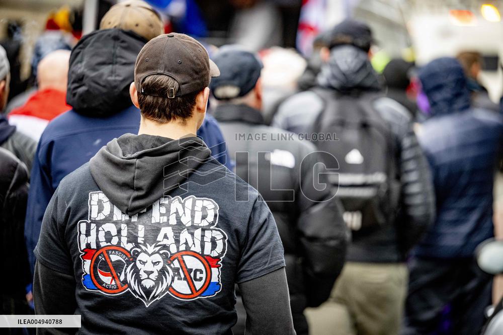 Protest Against Mass Immigration in Netherlands - The Hague