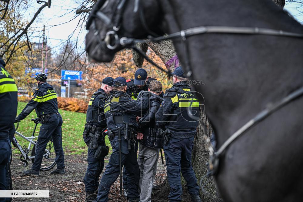 Protest Against Mass Immigration in Netherlands - The Hague