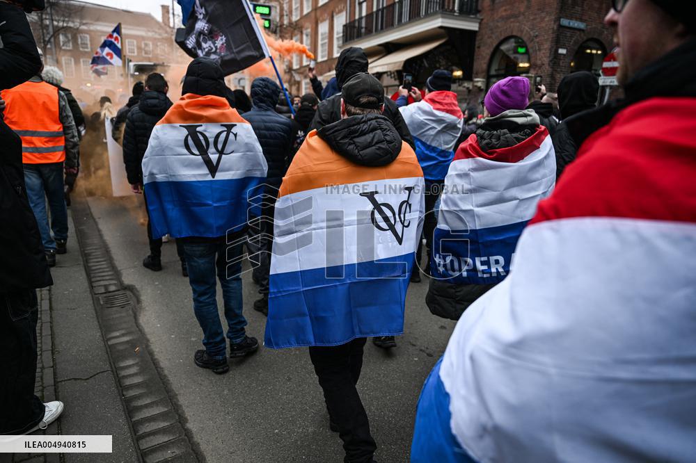 Protest Against Mass Immigration in Netherlands - The Hague