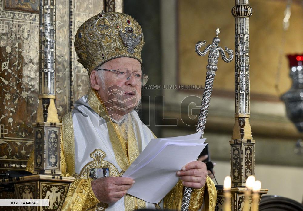 Pope Leo XIV with Bartholomew I - Turkey