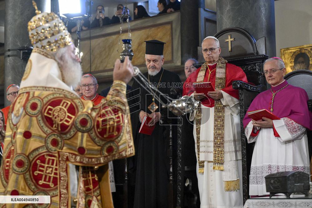 Pope Leo XIV with Bartholomew I - Turkey