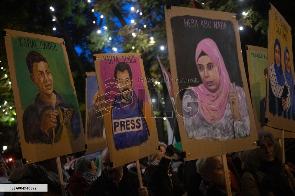 Pro-Palestinian Demonstrations - Spain