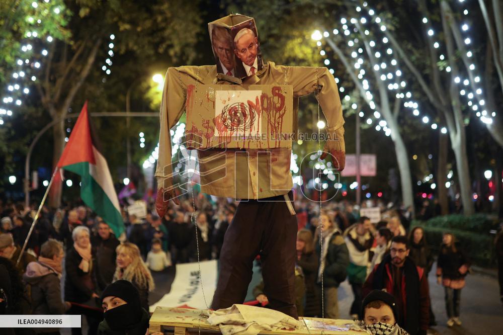 Pro-Palestinian Demonstrations - Spain