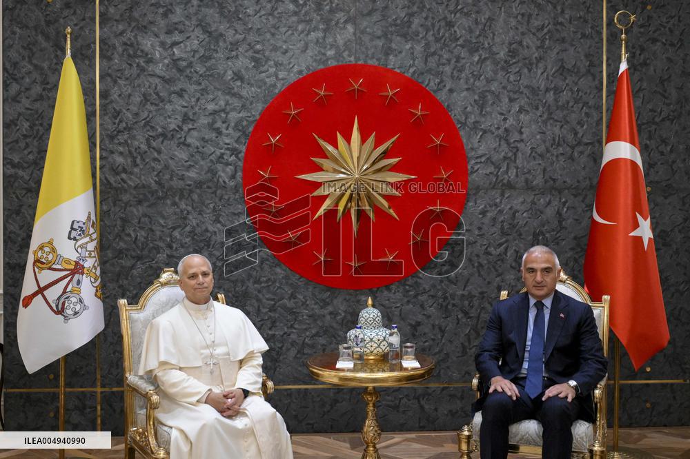 Pope Leo XIV Leaves Istanbul For Beirut - Turkey