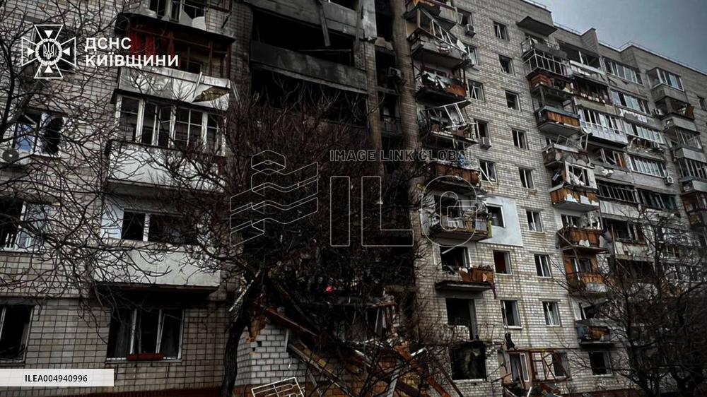 Deadly Air Strikes In Kyiv - Ukraine