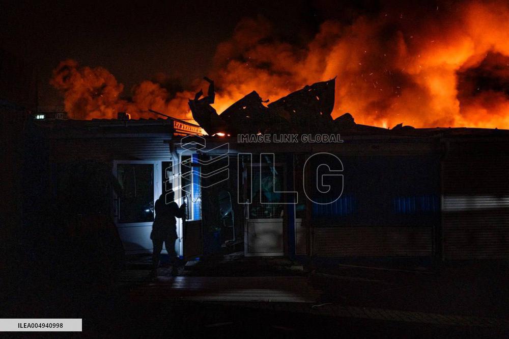 Deadly Air Strikes In Kyiv - Ukraine