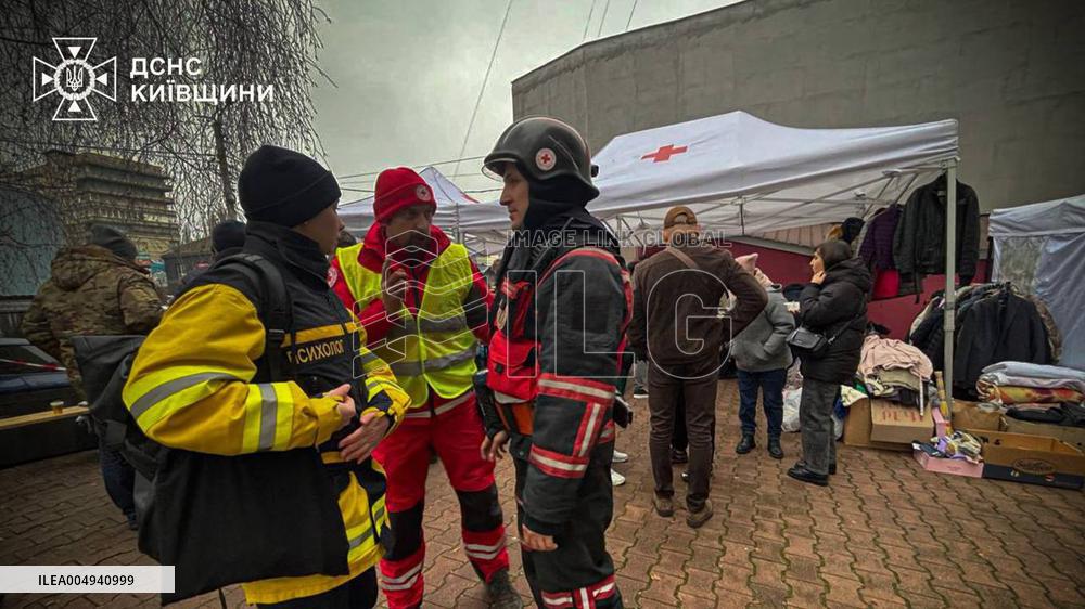Deadly Air Strikes In Kyiv - Ukraine