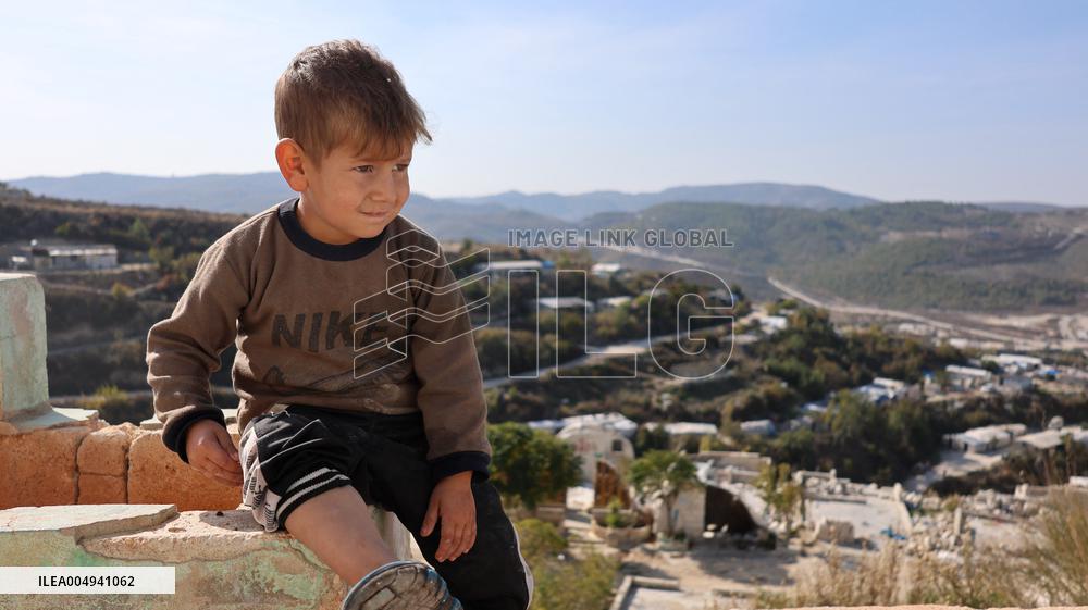 Makeshift Displacement Camp in Idlib Province - Syria