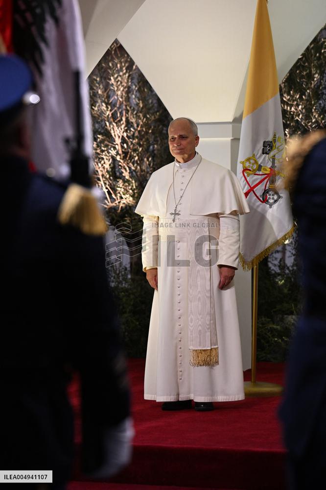 Pope Leo XIV Arrives In Beirut - Lebanon
