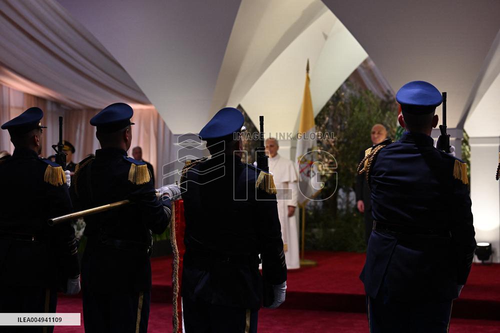 Pope Leo XIV Arrives In Beirut - Lebanon