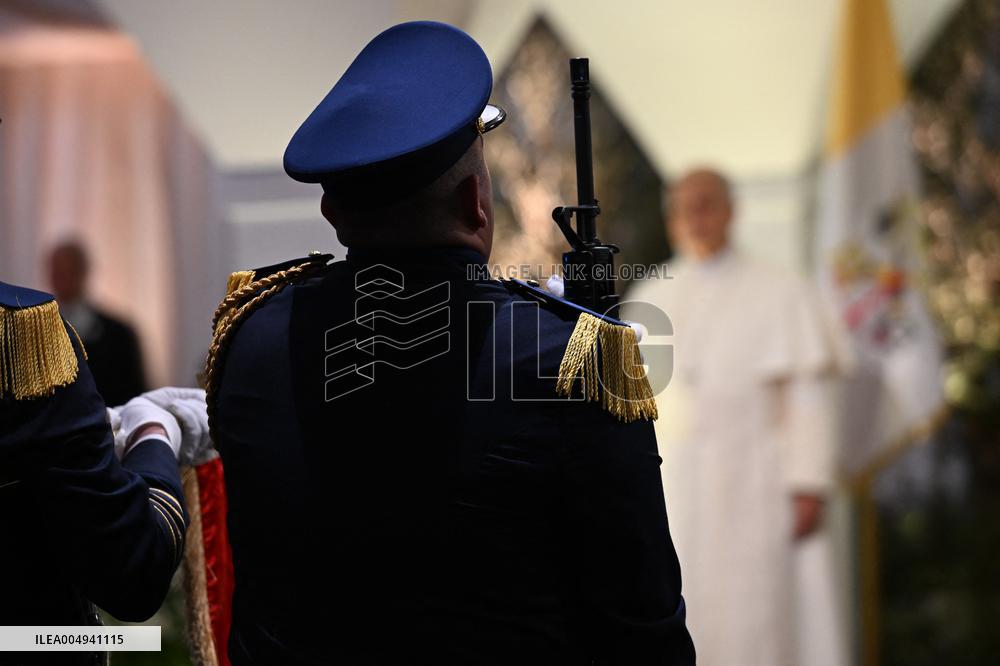 Pope Leo XIV Arrives In Beirut - Lebanon