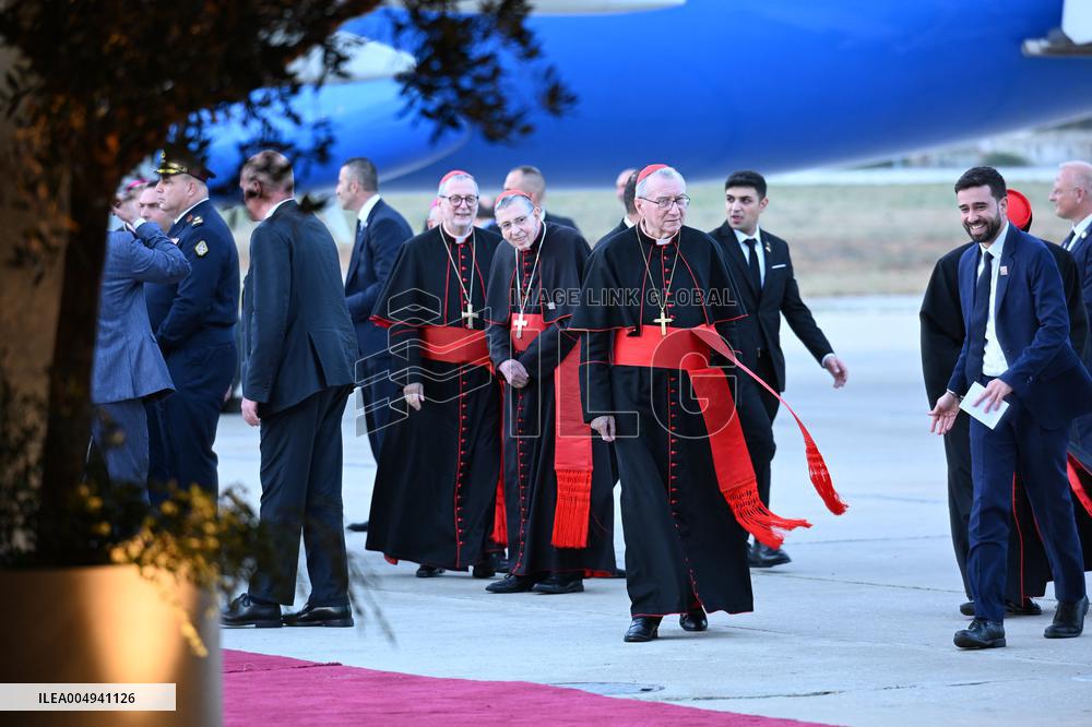Pope Leo XIV Arrives In Beirut - Lebanon