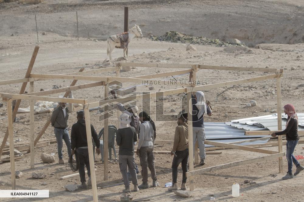 Palestinian Family Endures Repeated Displacement - West Bank