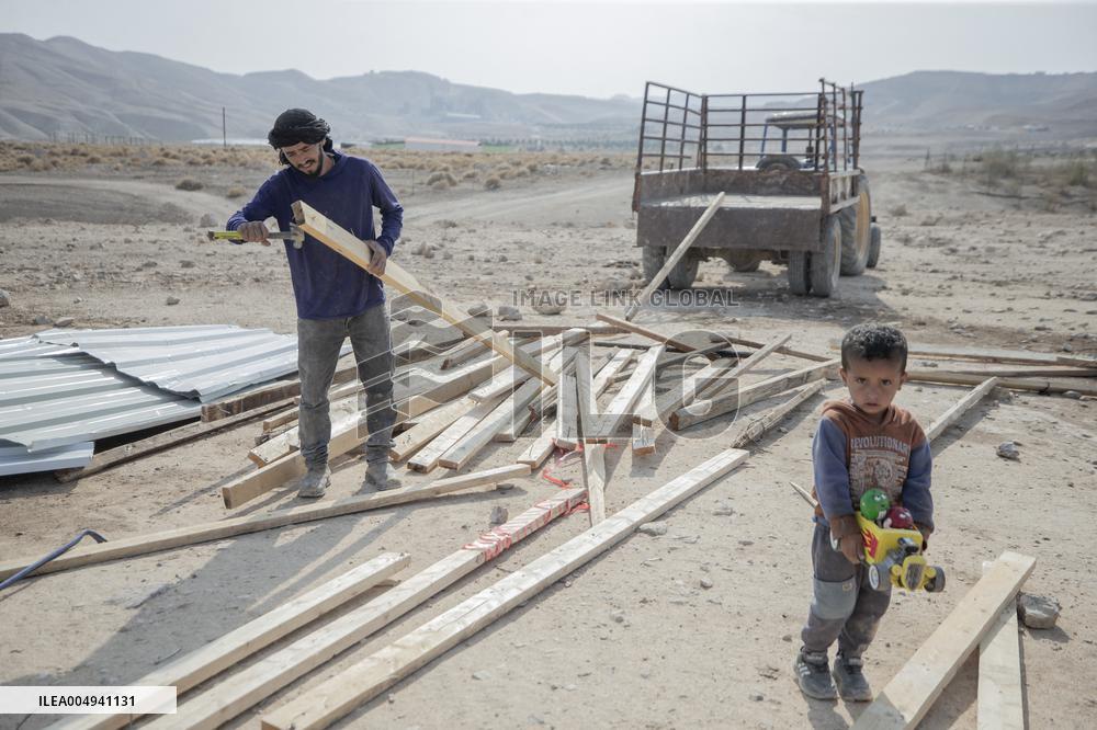 Palestinian Family Endures Repeated Displacement - West Bank