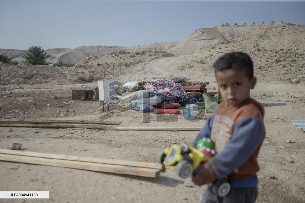 Palestinian Family Endures Repeated Displacement - West Bank