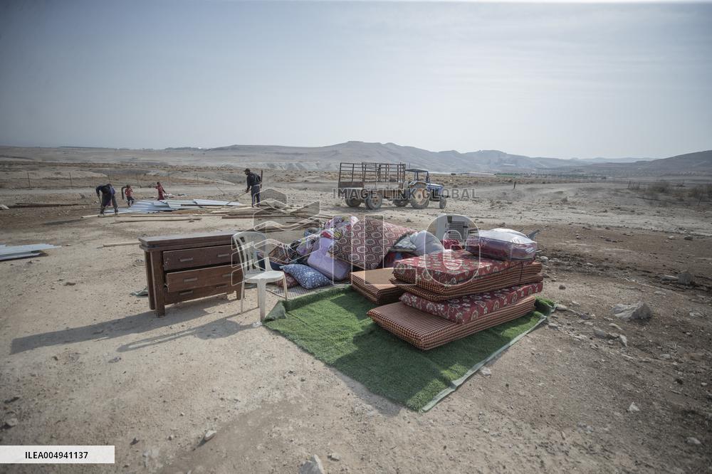 Palestinian Family Endures Repeated Displacement - West Bank