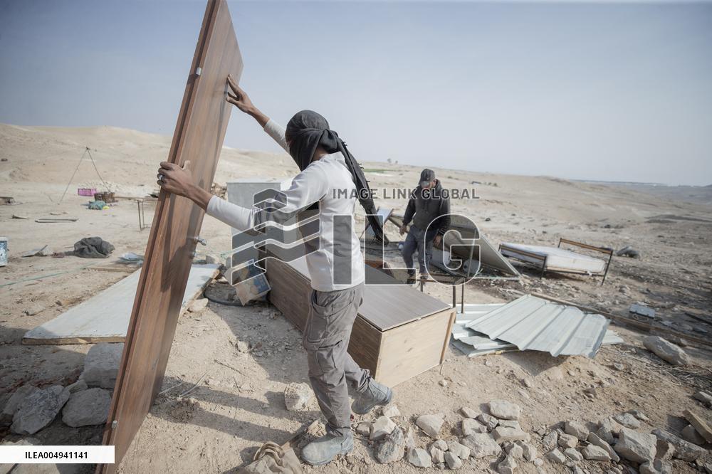 Palestinian Family Endures Repeated Displacement - West Bank