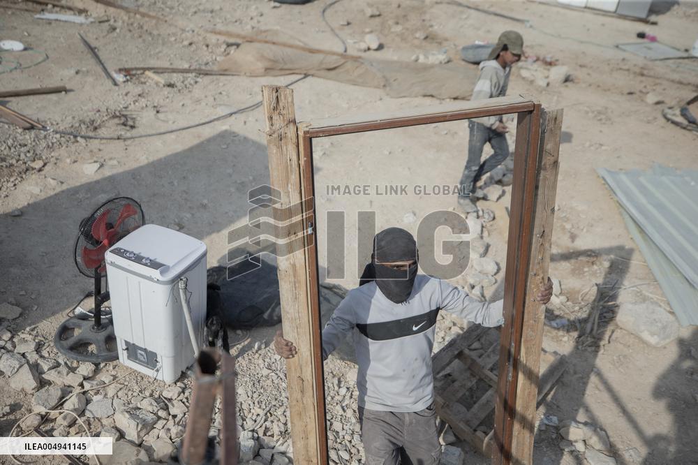 Palestinian Family Endures Repeated Displacement - West Bank