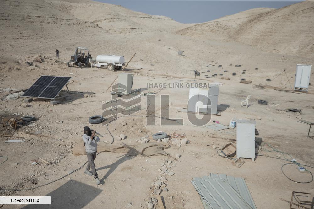 Palestinian Family Endures Repeated Displacement - West Bank