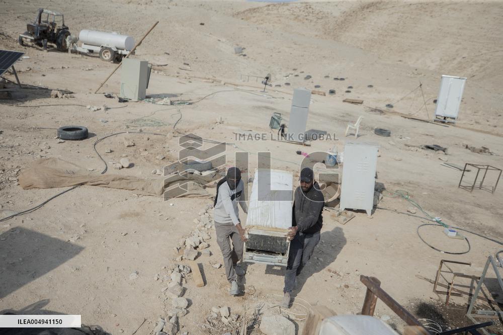 Palestinian Family Endures Repeated Displacement - West Bank