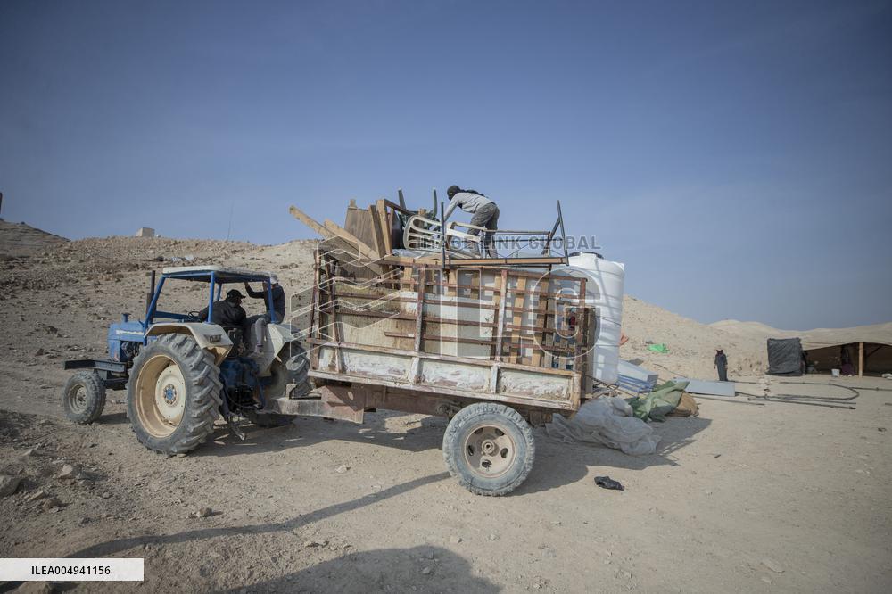 Palestinian Family Endures Repeated Displacement - West Bank