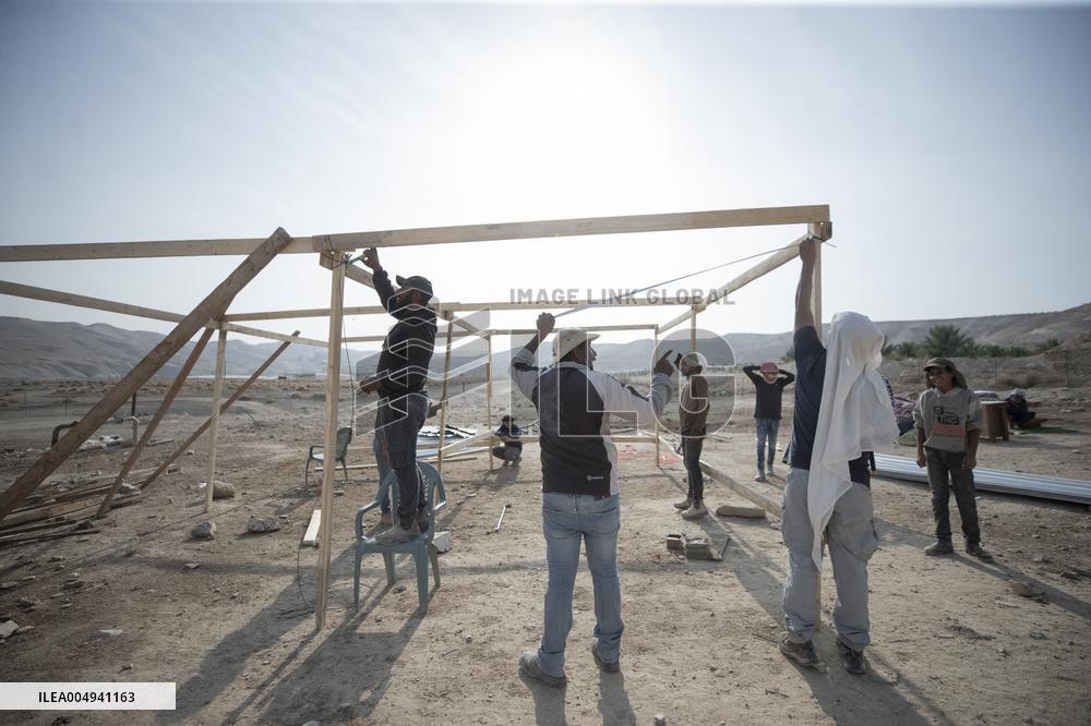 Palestinian Family Endures Repeated Displacement - West Bank