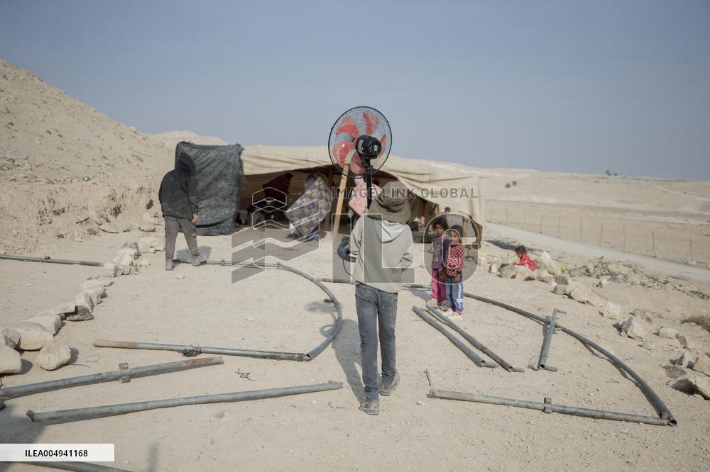 Palestinian Family Endures Repeated Displacement - West Bank