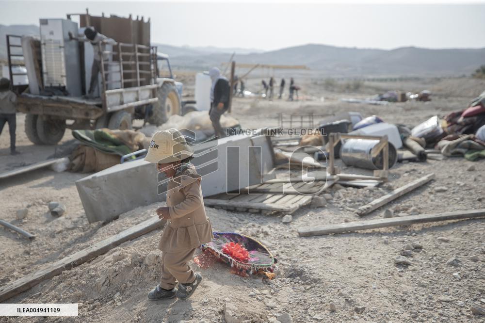 Palestinian Family Endures Repeated Displacement - West Bank