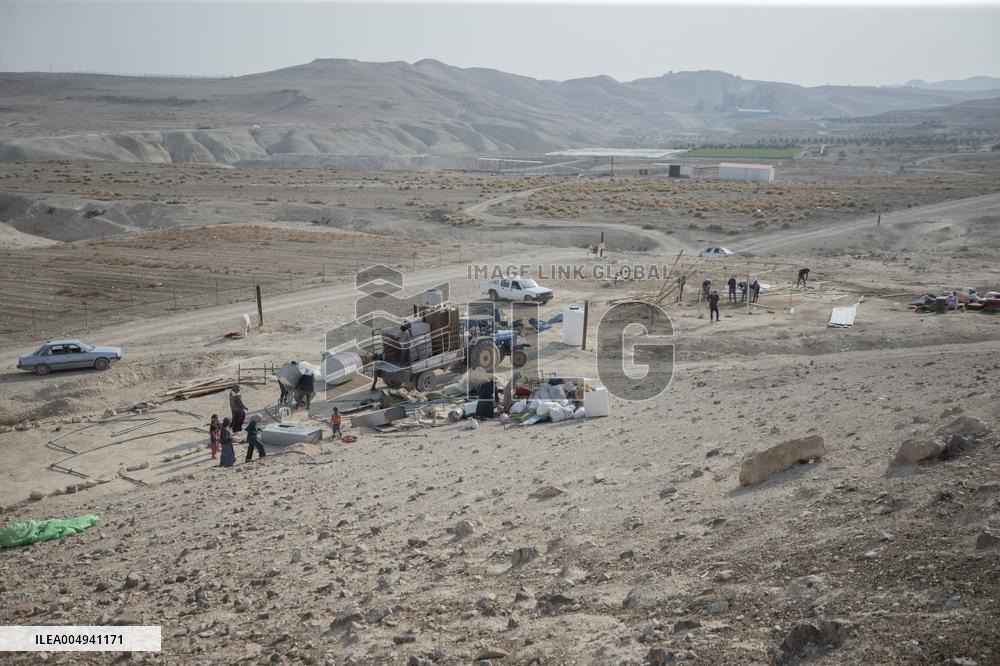 Palestinian Family Endures Repeated Displacement - West Bank