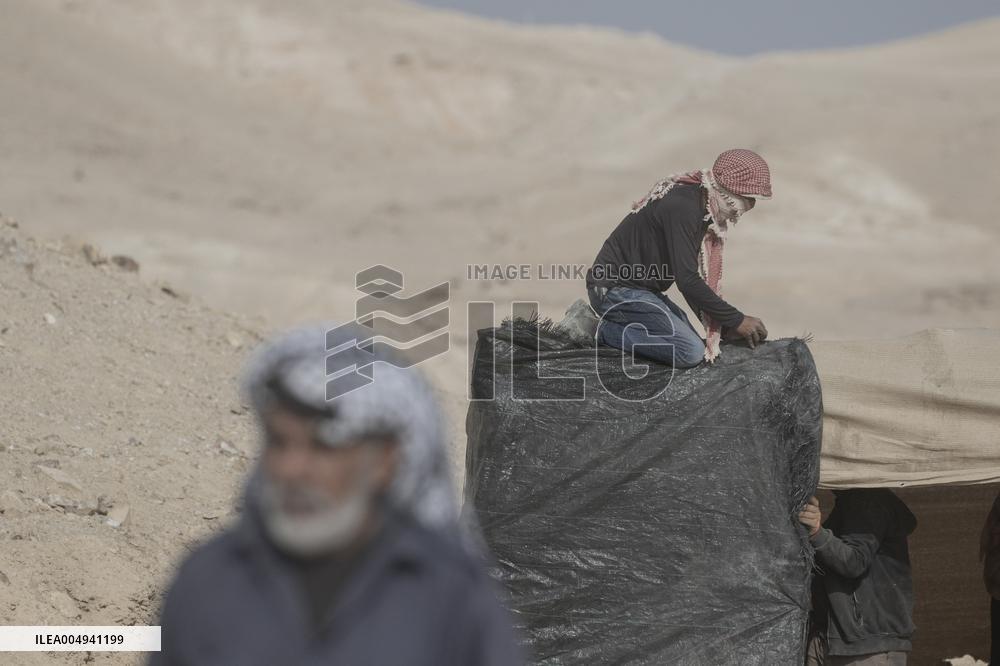 Palestinian Family Endures Repeated Displacement - West Bank