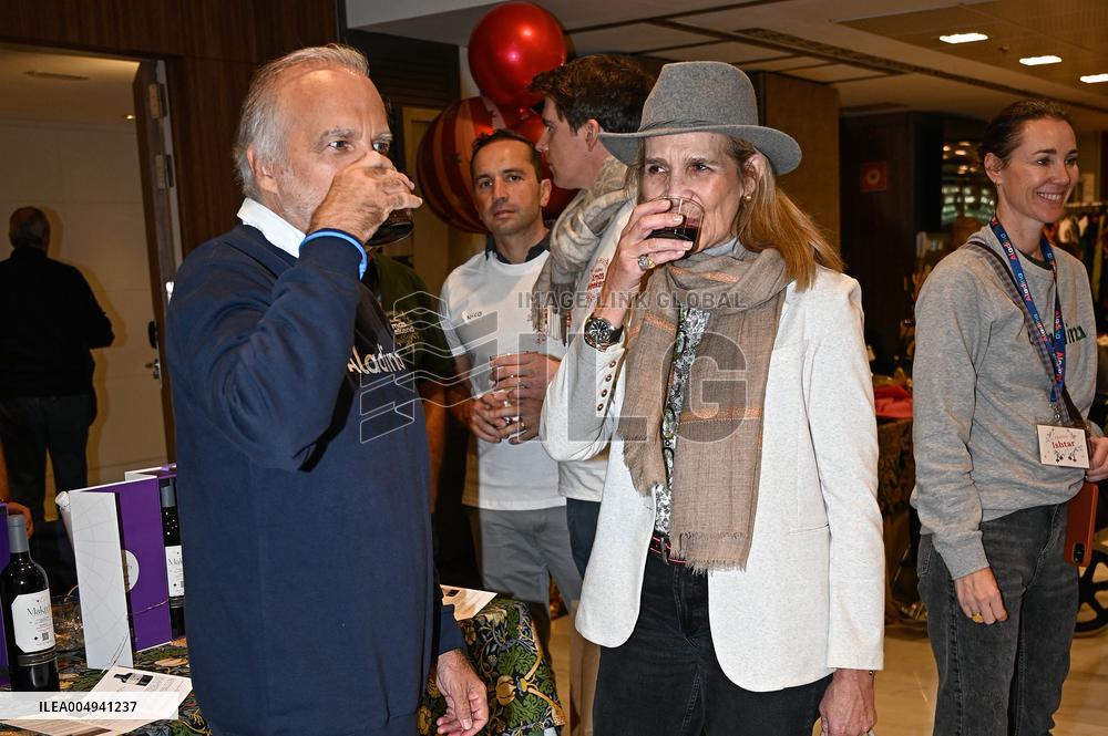 Infanta Elena visits the Aladina Foundation Charity Market - Madrid