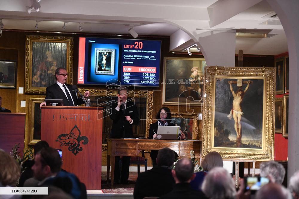 Rubens' Painting "Christ on the Cross" Sold for €2.3 Million - Versailles