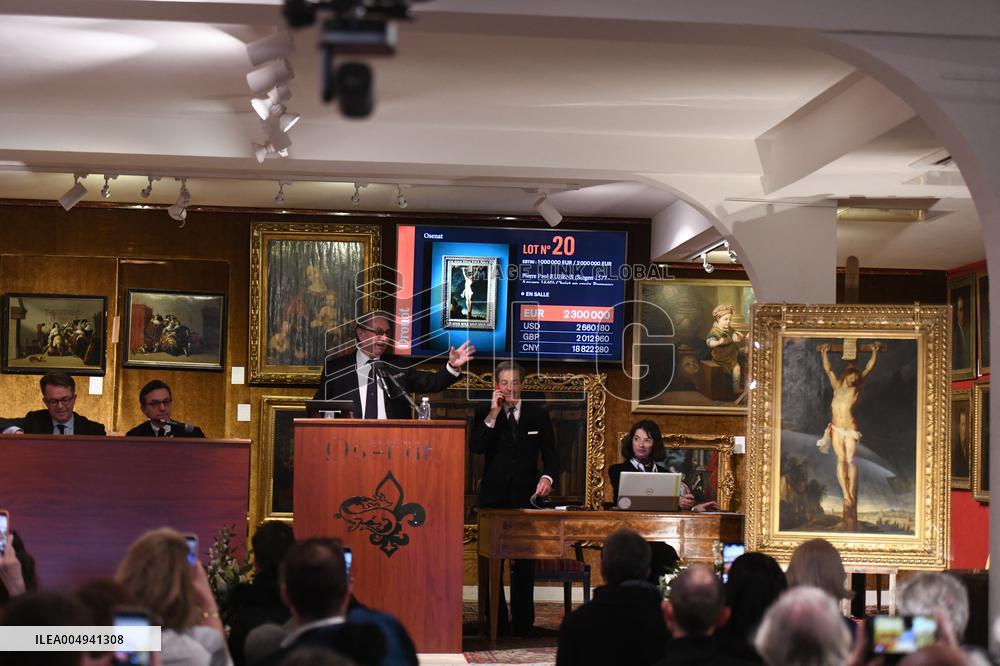 Rubens' Painting "Christ on the Cross" Sold for €2.3 Million - Versailles